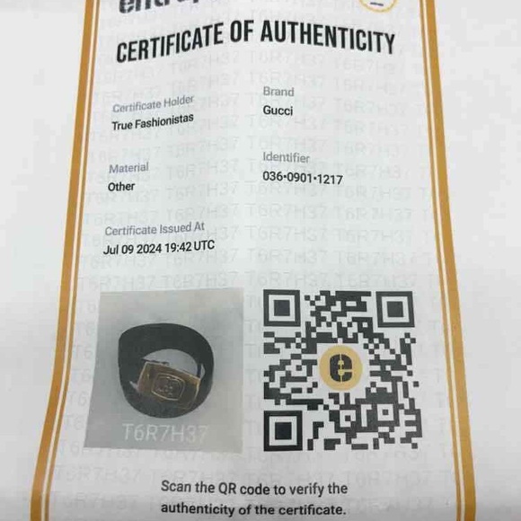 Pre-owned Gucci black size 36 belt - Picture 3 of 4